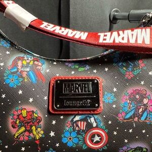 Marvel Loungefly Floral Crossbody Bag